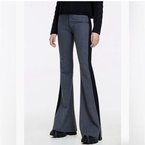 SMYTHE Tuxedo Stripe Bootcut Pants sz 8